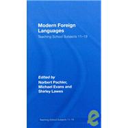 Modern Foreign Languages: Teaching School SUbjects 11-19