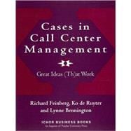 Cases in Call Center Management,9781557533425