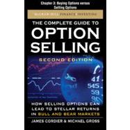 The Complete Guide to Option Selling, Second Edition, Chapter 3 - Buying Options versus Selling Options