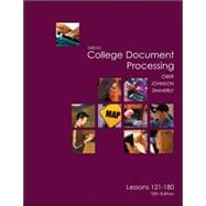 Gregg College Keyboarding & Document Processing (GDP), Lessons 121-180 text