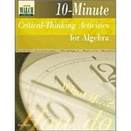 10-minute Critical-thinking Activities For Algebra