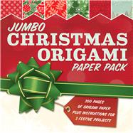Jumbo Christmas Origami Paper Pack 285 Sheets of Origami Paper Plus Instructions for 3 Festive Projects