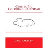Guinea Pig Coloring Calendar