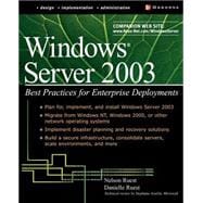 Windows Server 2003 : Best Practices for Enterprise Deployments