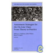 Assessment Strategies for the On-line Class From Theory to Practice: New Directions for Teaching and Learning, No. 91