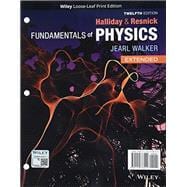 Fundamentals of Physics, Twelfth Edition WileyPLUS Next Gen Card with Loose-Leaf Set 2 Semester