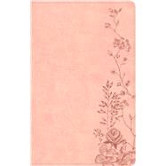 CSB Single-Column Compact Bible, Digital Study Edition, Blush Floral LeatherTouch