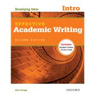 Effective Academic Writing Second Edition: Student Book Intro