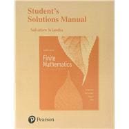Student's Solutions Manual for Finite Mathematics & Its Applications