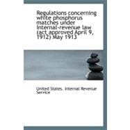 Regulations Concerning White Phosphorus Matches Under Internal-Revenue Law (ACT Approved April 9, 19