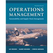 Operations Management Sustainability and Supply Chain Management