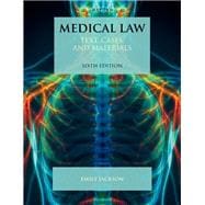 Medical Law Text, Cases, and Materials