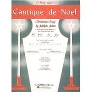 Cantique de Noel (O Holy Night) Low Voice (B-Flat) and Piano