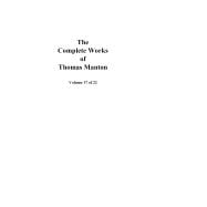 Works of Thomas Manton