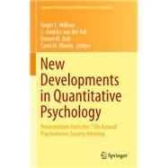 New Developments in Quantitative Psychology