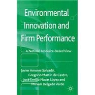 Environmental Innovation and Firm Performance A Natural Resource-Based View