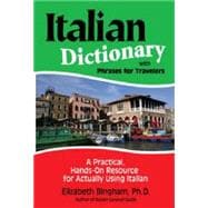 Italian Dictionary With Phrases for Travelers
