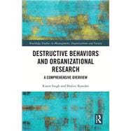 Destructive Behaviors and Organizational Research