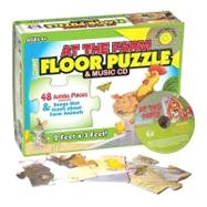 At the Farm Floor Puzzle & Music Cd