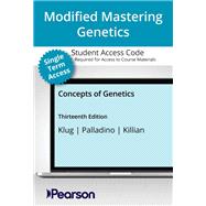 Mastering Genetics with Pearson eText (up to 18-weeks) Access Code for Concepts of Genetics