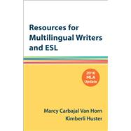 Resources for Multilingual Writers and ESL, MLA Update Edition