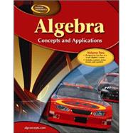 Algebra: Concepts and Applications, Volume 2, Student Edition