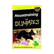 Housetraining For Dummies<sup>®</sup>