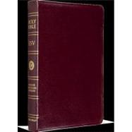 The Holy Classic Reference Bibled Version: English Standard Version, Burgundy Genuine Leather,9781581343496