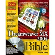 Dreamweaver<sup>®</sup> MX 2004 Bible,9780764543500