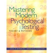 Mastering Modern Psychological Testing Theory & Methods