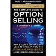 The Complete Guide to Option Selling, Second Edition, Chapter 11 - Key Fundamentals of Select Markets