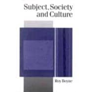 Subject, Society and Culture,9780803983502