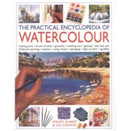 The Practical Encyclopedia of Watercolor mixing paint, brush strokes, gouache, masking out, glazing, wet-into-wet, drybrush painting, washes, using resists, sponging, light to dark, sgraffiti