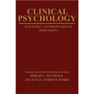 Clinical Psychology Scientific and Professional Dimensions