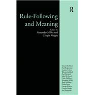 Rule-following and Meaning