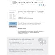 Promoting Learning and Development in K-12 Out-of-School Time Settings