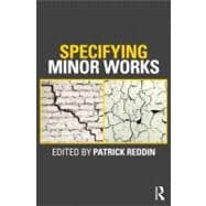 Specifying Minor Works,9780415583510