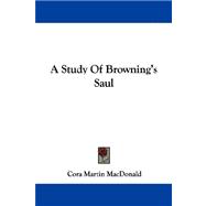 A Study of Browning's Saul