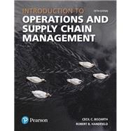 Introduction to Operations and Supply Chain Management Plus MyLab Operations Management with Pearson eText -- Access Card Package