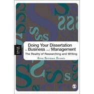 Doing Your Dissertation in Business and Management : The Reality of Researching and Writing