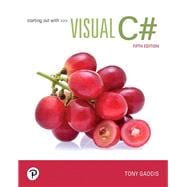 Starting out with Visual C#,9780135183519
