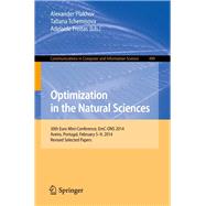 Optimization in the Natural Sciences