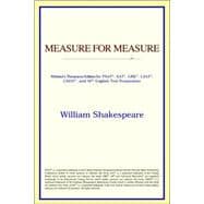 Measure for Measure : Webster's Thesaurus Edition