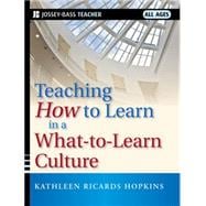 Teaching How to Learn in a What-to-learn Culture