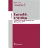 Research in Cryptology : Second Western European Workshop, WEWoRC 2007, Bochum, Germany, July 4-6, 2007, Revised Selected Papers