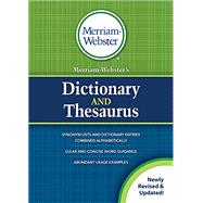 Merriam-webster's Dictionary and Thesaurus