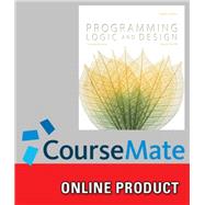 CourseMate (with MindTap Reader) for Farrell's Programming Logic and Design, Comprehensive, 8th Edition, [Instant Access], 1 term (6 months)