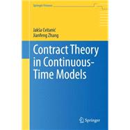 Contract Theory in Continuous-time Models