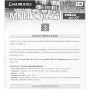 Mundo Real Level 3 Ebook for Student + Eleteca Access Activation Card