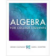 Algebra For College Students
